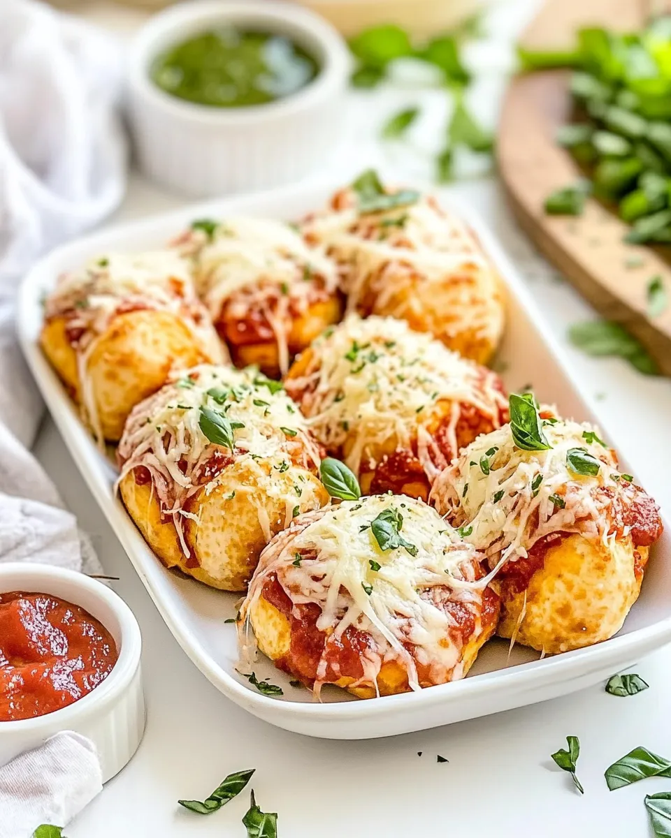 Delicious Pizza Bites shot