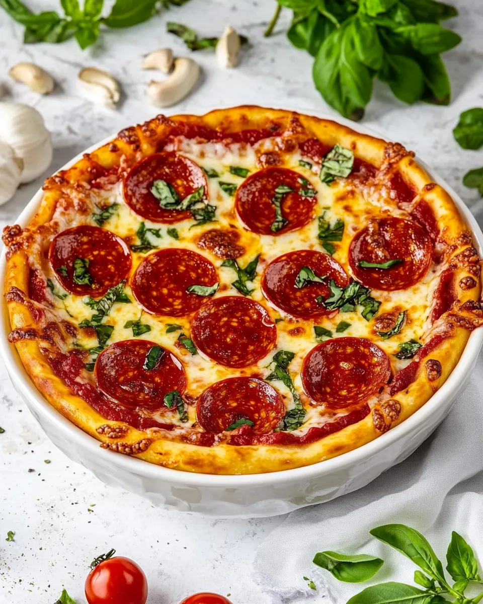 Homemade Pizza Bowl photo