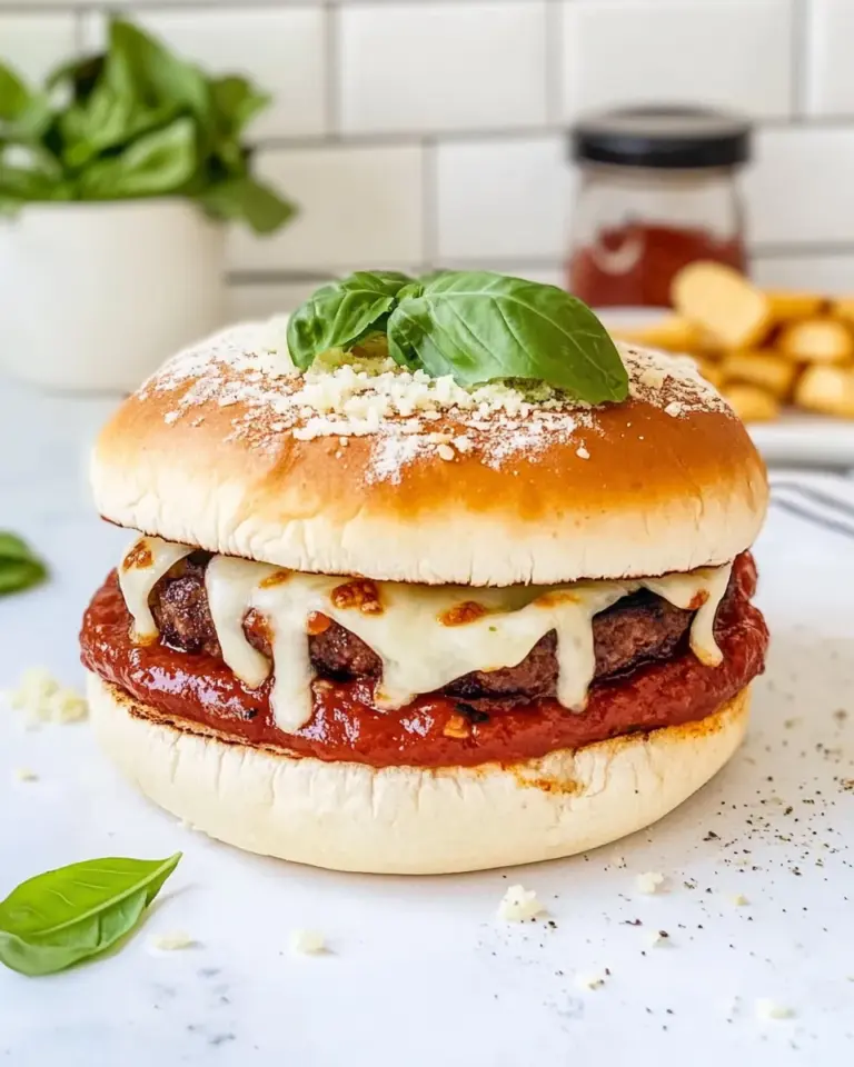 Homemade Pizza Burger photo