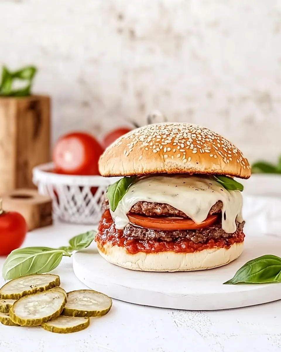 Easy Pizza Burger recipe photo