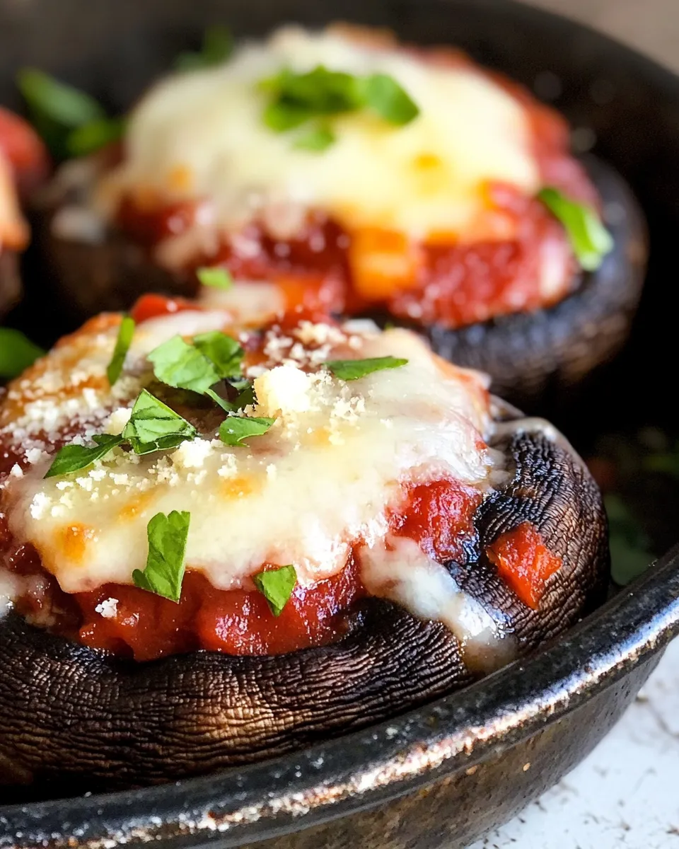Best Pizza Stuffed Mushrooms Recipe dish photo