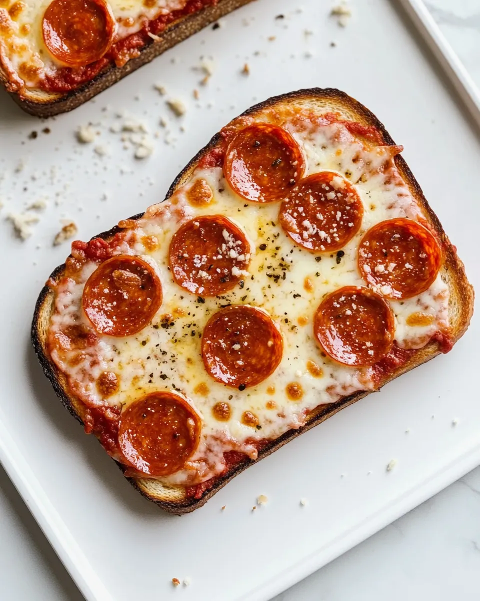 Easy Pizza Toast recipe photo