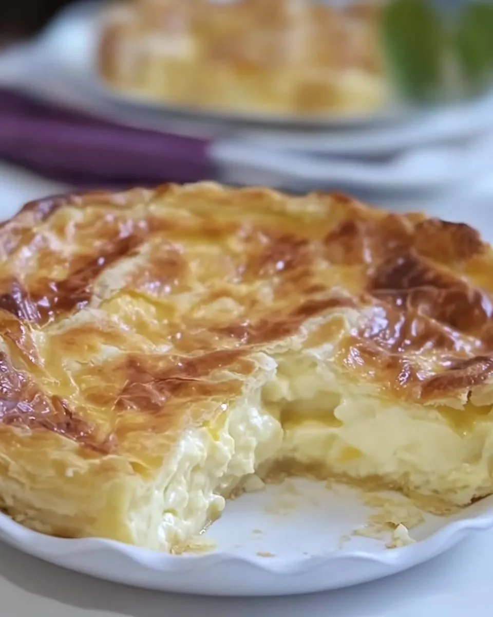 Classic Placinta Dobrogeana (Romanian Savory Cheese Pie) image