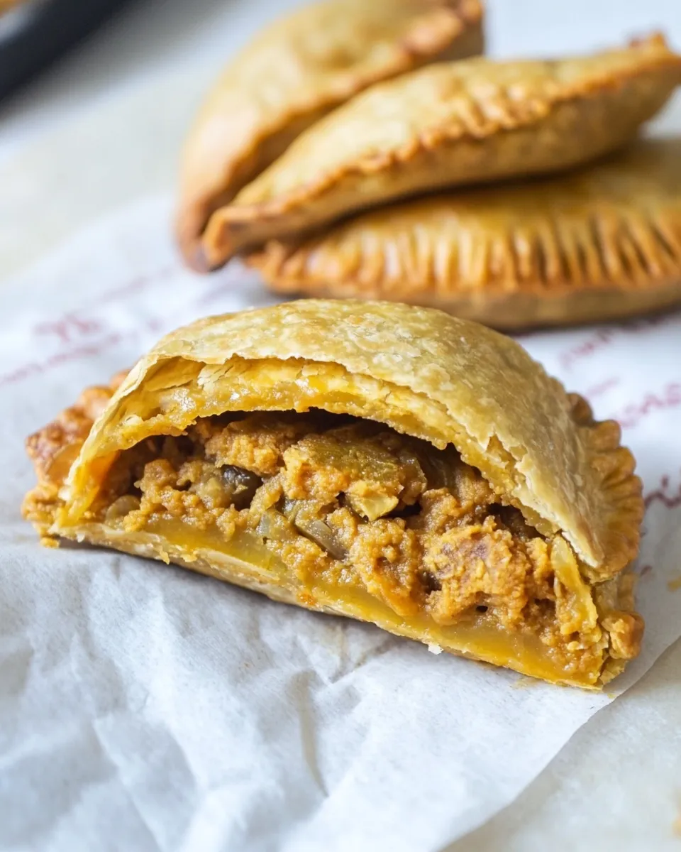 Tasty Plantain Empanadas shot