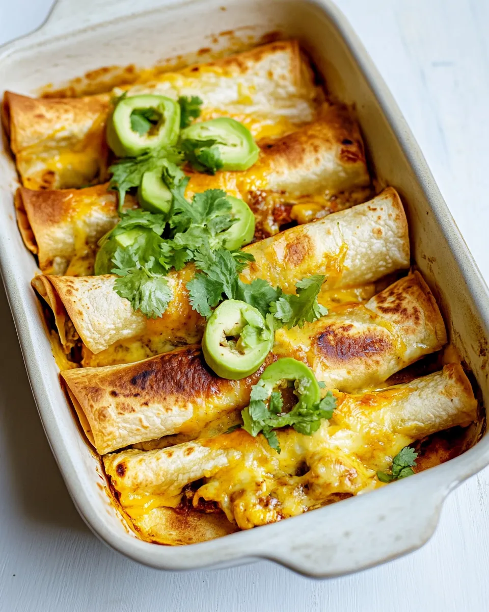 Homemade Pollo Fundido Flautas photo