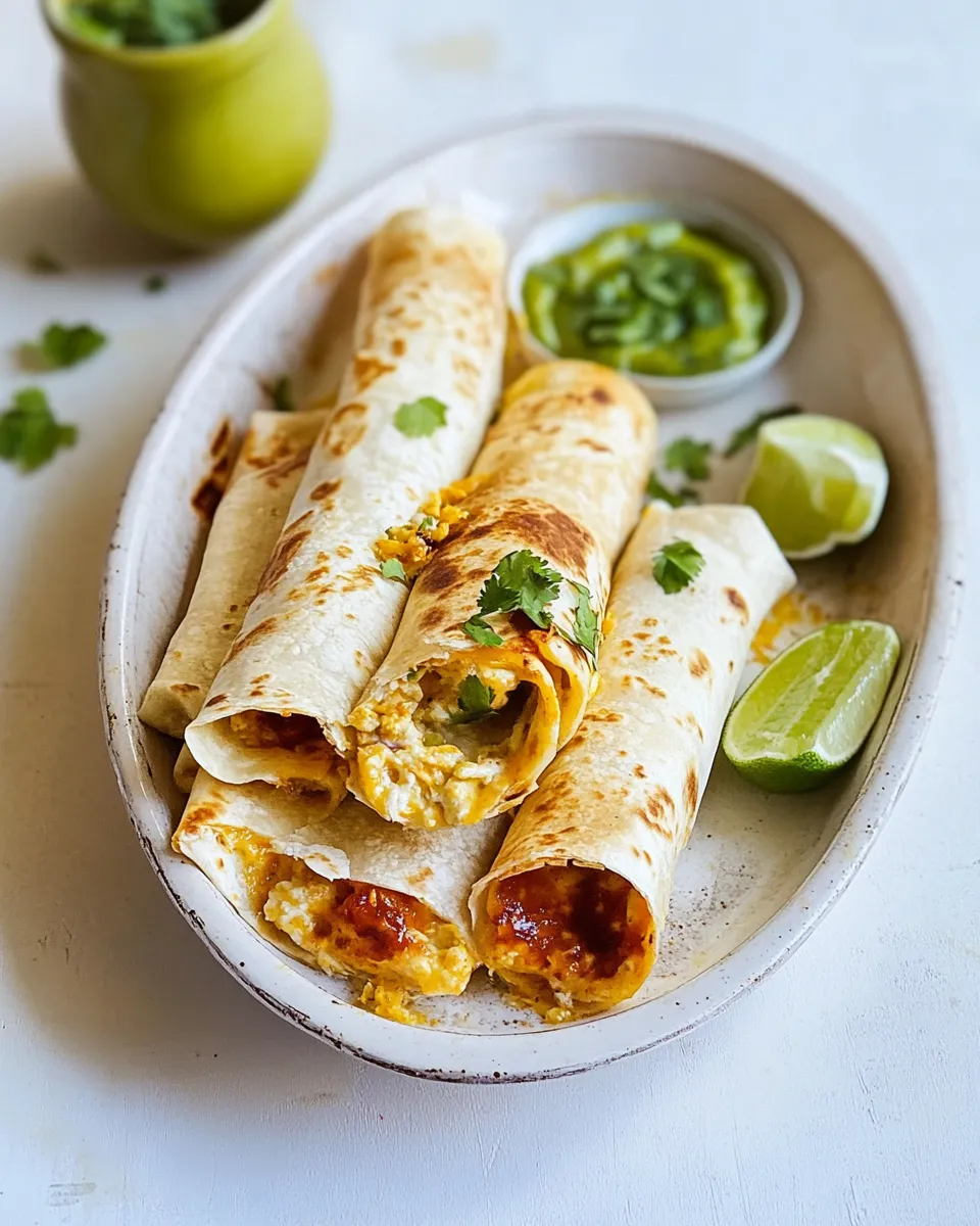 Delicious Pollo Fundido Flautas shot