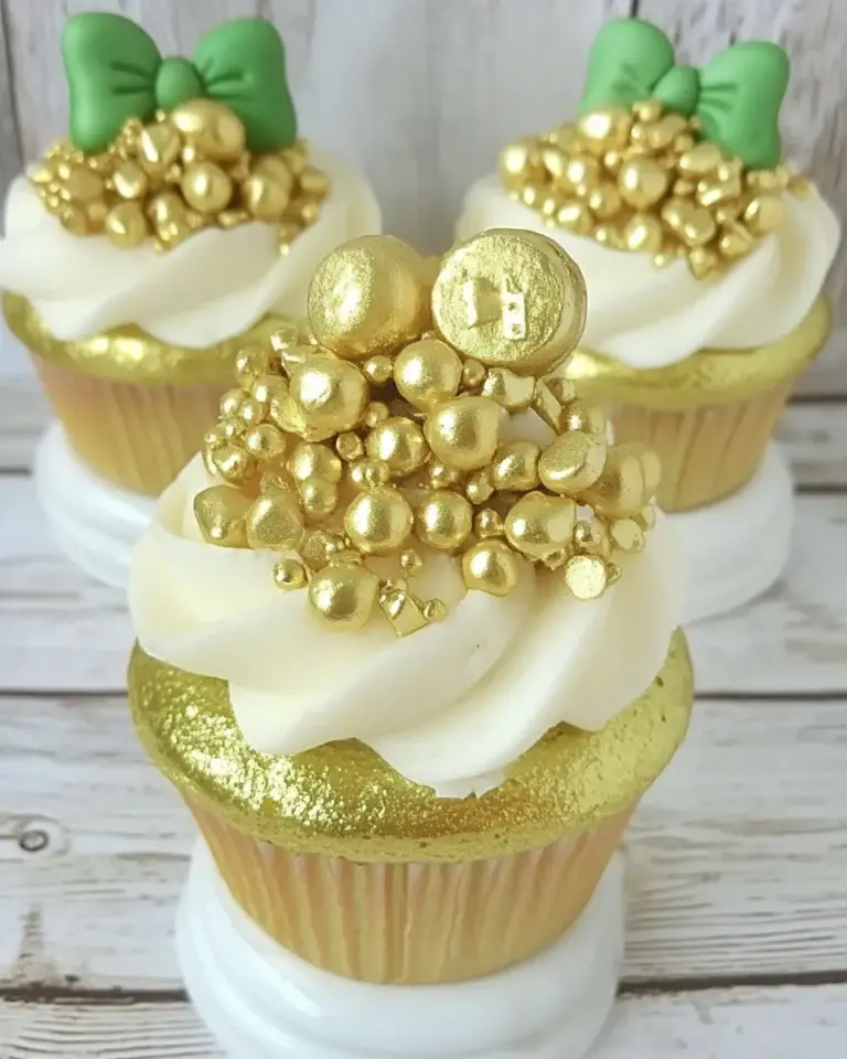 Homemade Pot o Gold Cupcakes photo