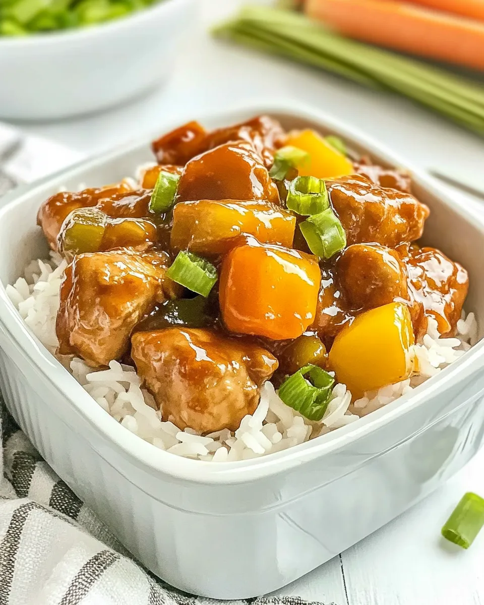 Easy Pressure Cooker Sweet and Sour Chicken photo