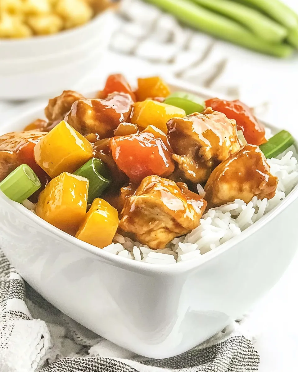 Homemade Pressure Cooker Sweet and Sour Chicken recipe photo