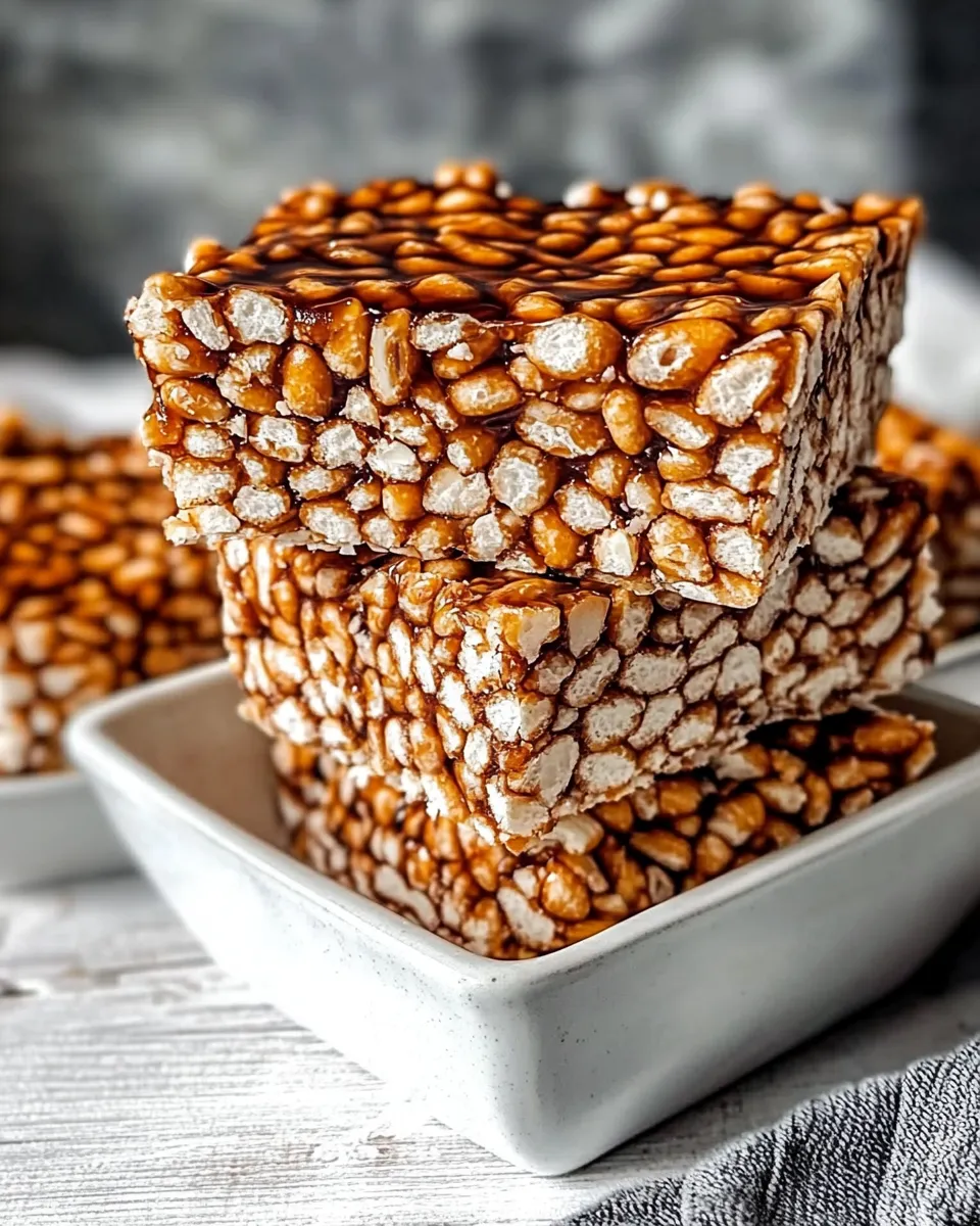 Delicious Puffed Wheat Squares image
