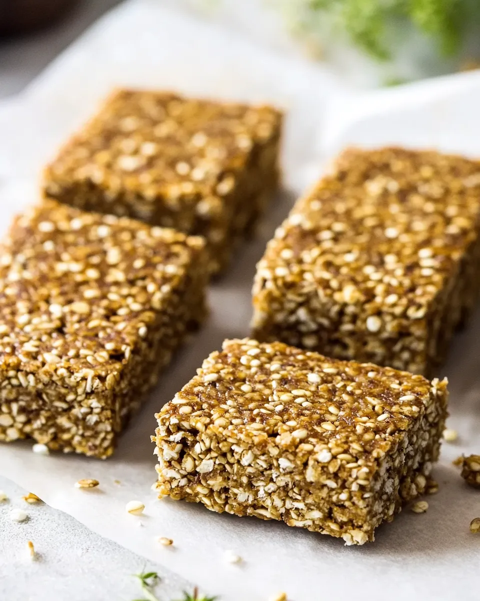Healthy Quinoa Homemade Protein Bars With White Chocolate shot