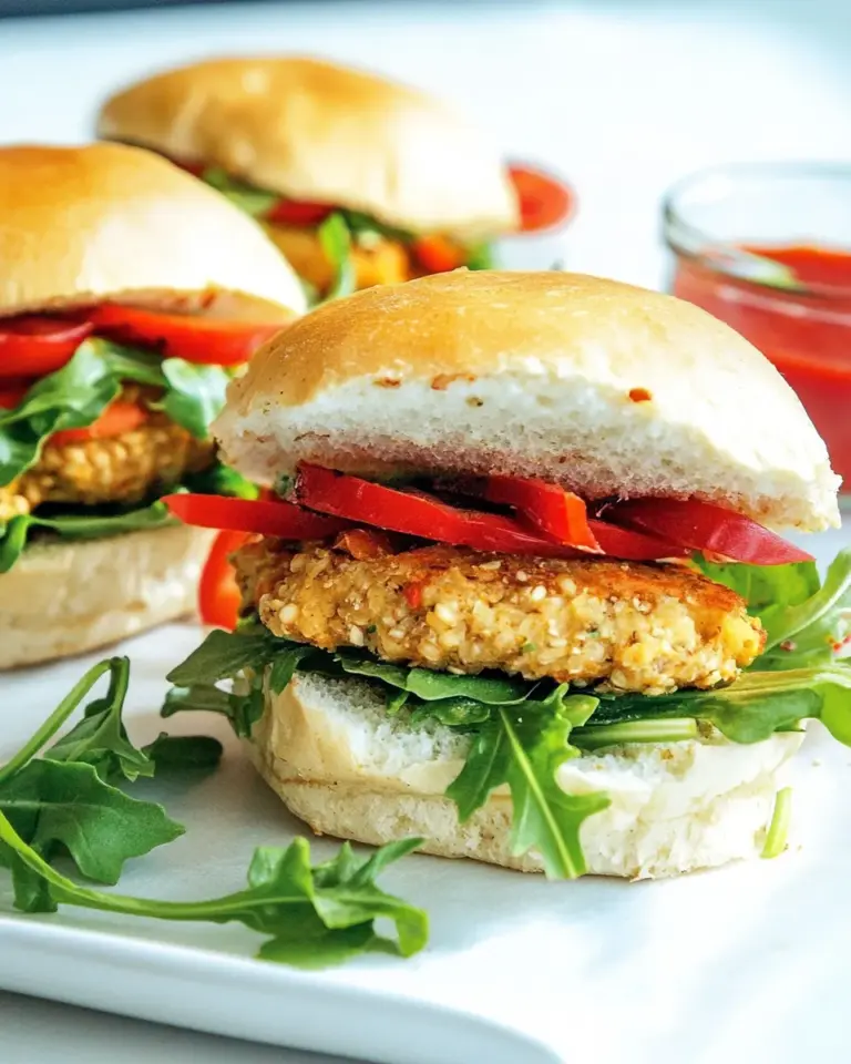 Homemade Quinoa and Veggie Sliders photo