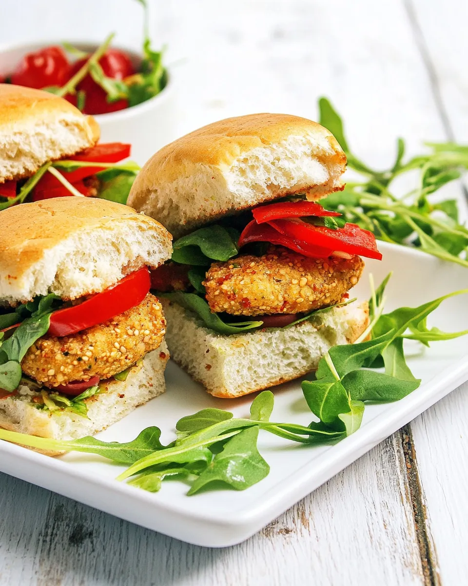 Delicious Quinoa and Veggie Sliders image