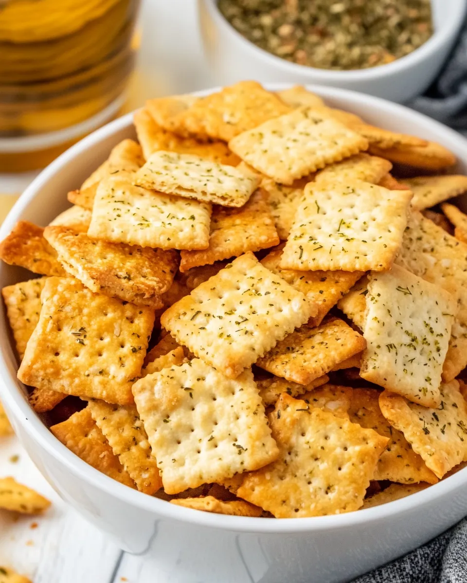 Homemade Ranch Crackers with Dill photo