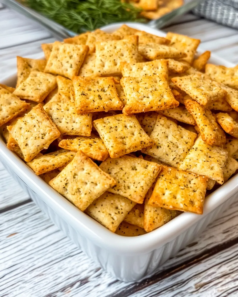 Easy Ranch Crackers with Dill recipe photo