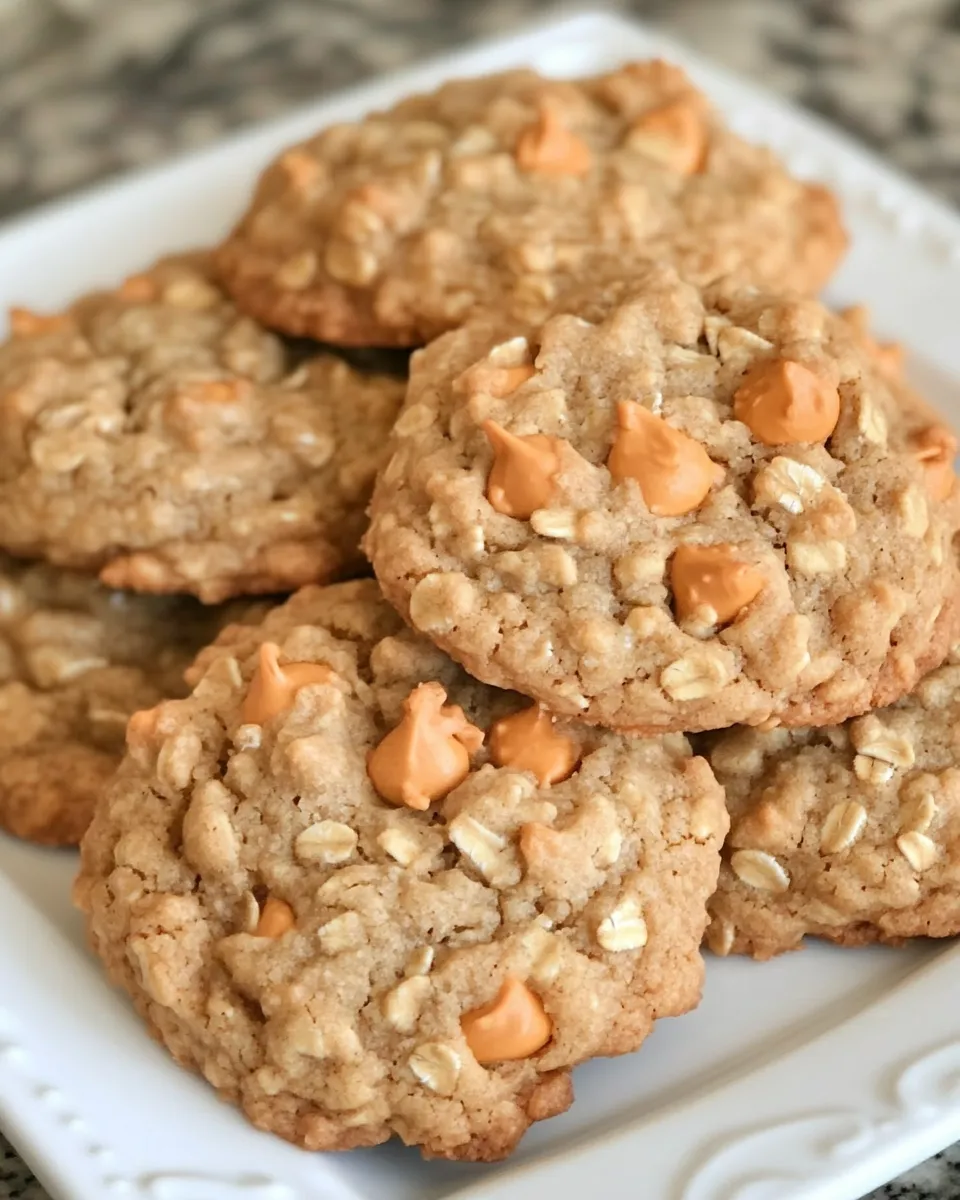 Easy Recipe for Butterscotch Oatmeal Cookies shot
