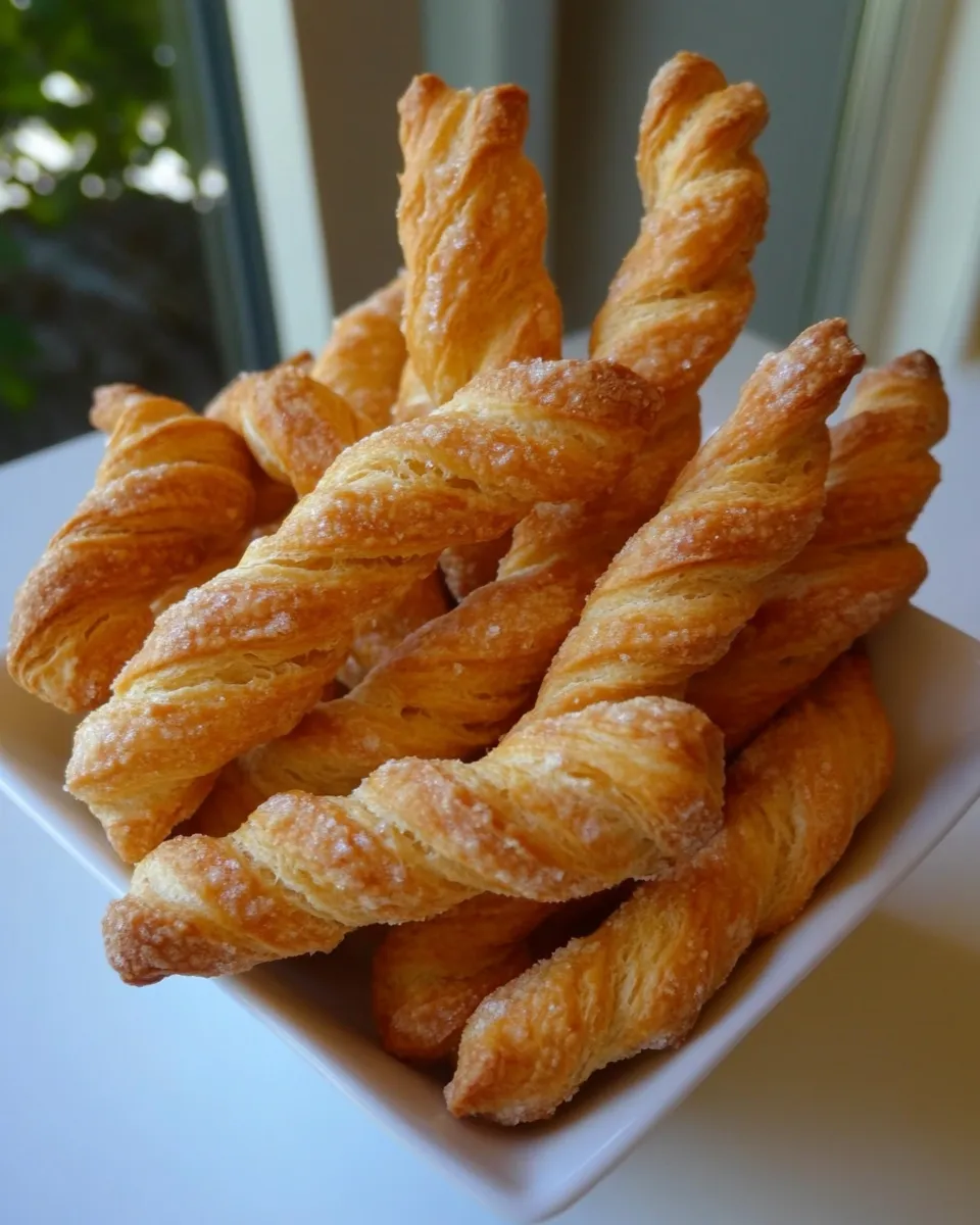 Homemade Renes Sour Cream Twists photo