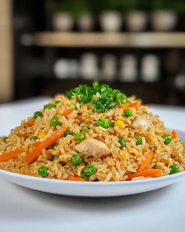 Homemade Restaurant-Style Chicken Fried Rice photo