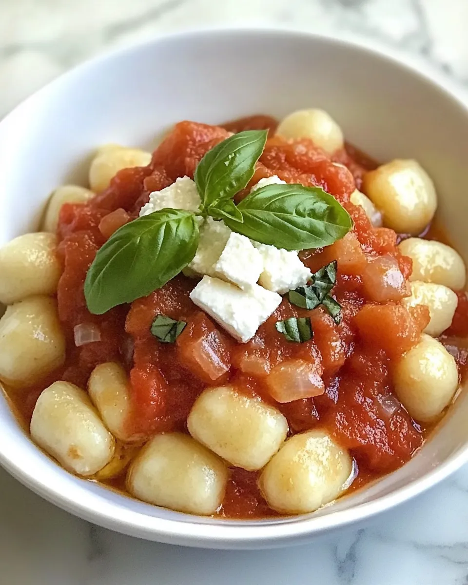 Classic Ricotta Gnocchi with Marinara image
