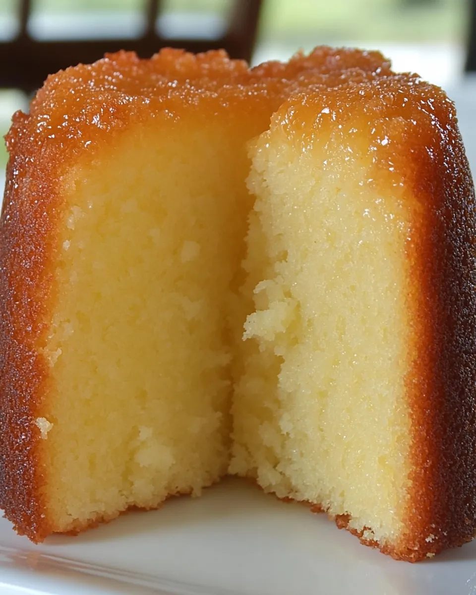 Homemade Ritz Carlton Lemon Pound Cake photo