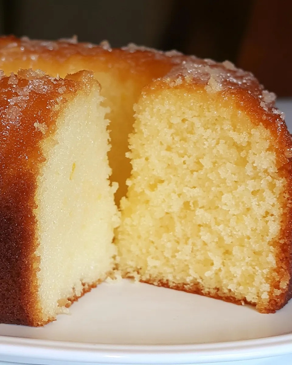 Classic Ritz Carlton Lemon Pound Cake image