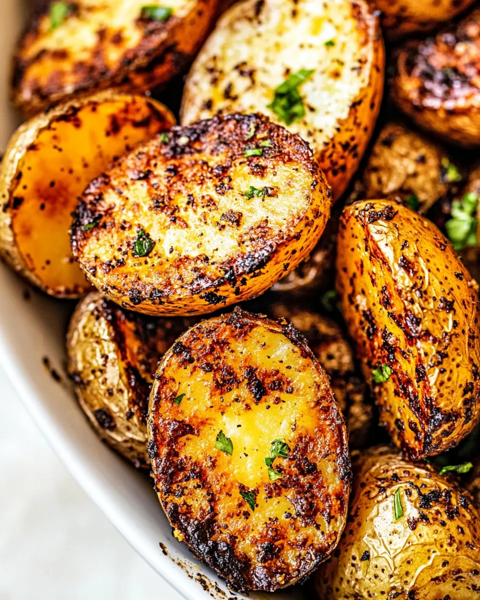 Delicious Roast Potatoes in Oven shot