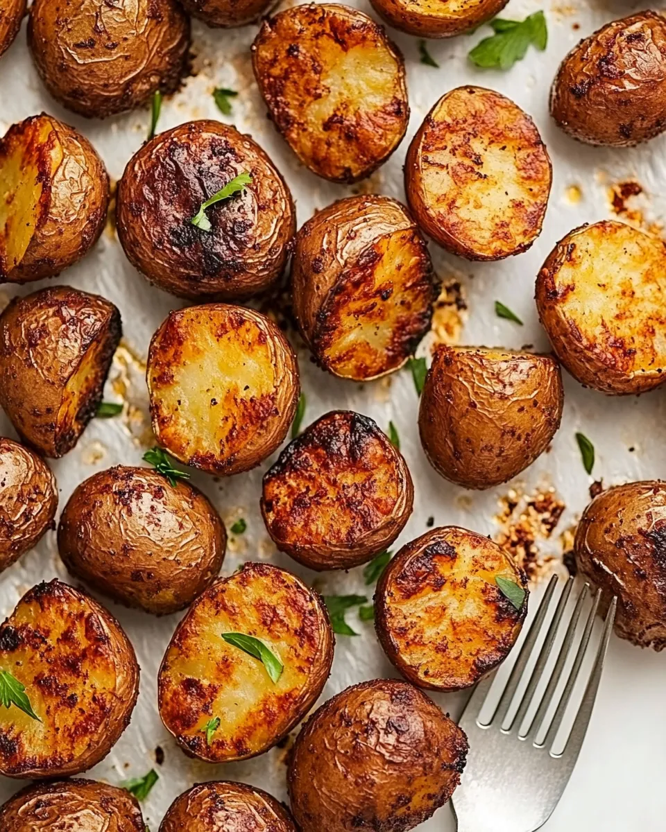 Homemade Roasted Baby Potatoes (Air Fryer or Oven) recipe image