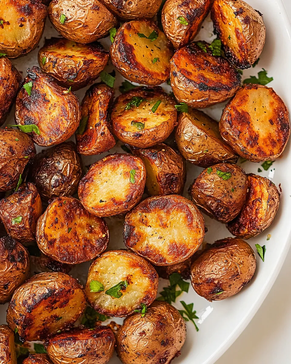 Delicious Roasted Baby Potatoes (Air Fryer or Oven) dish photo