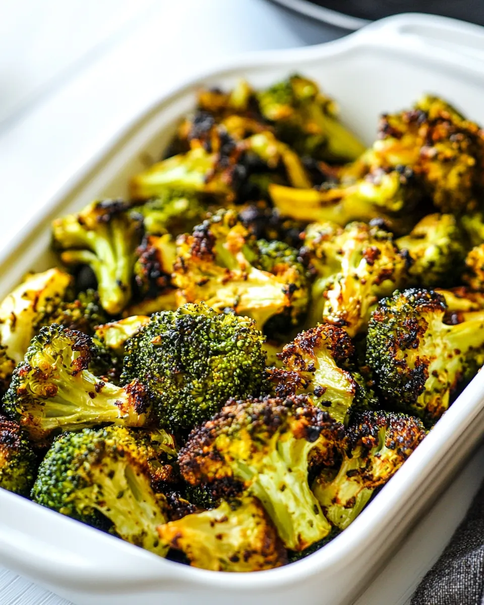 Homemade Roasted Broccoli With a Kick photo