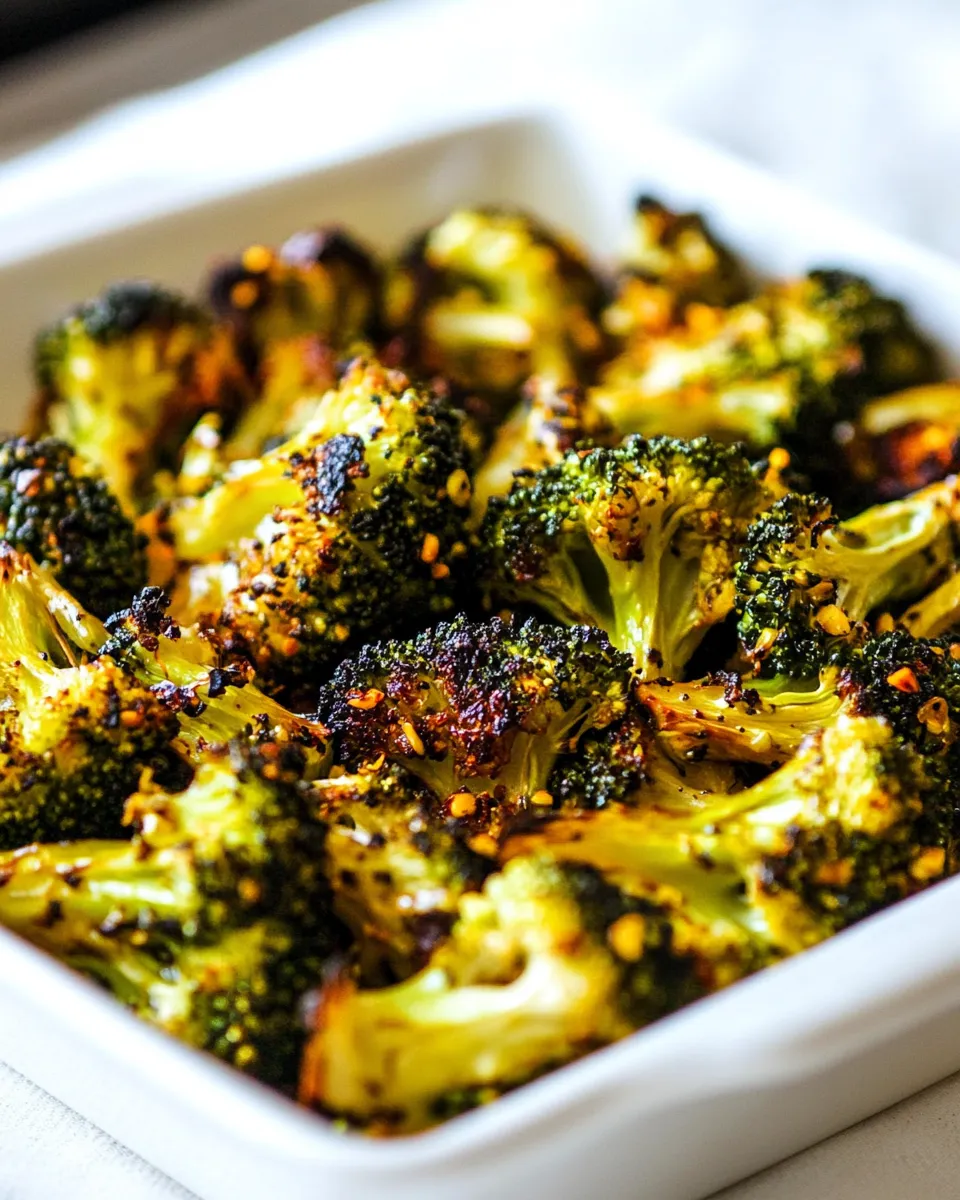 Delicious Roasted Broccoli With a Kick image