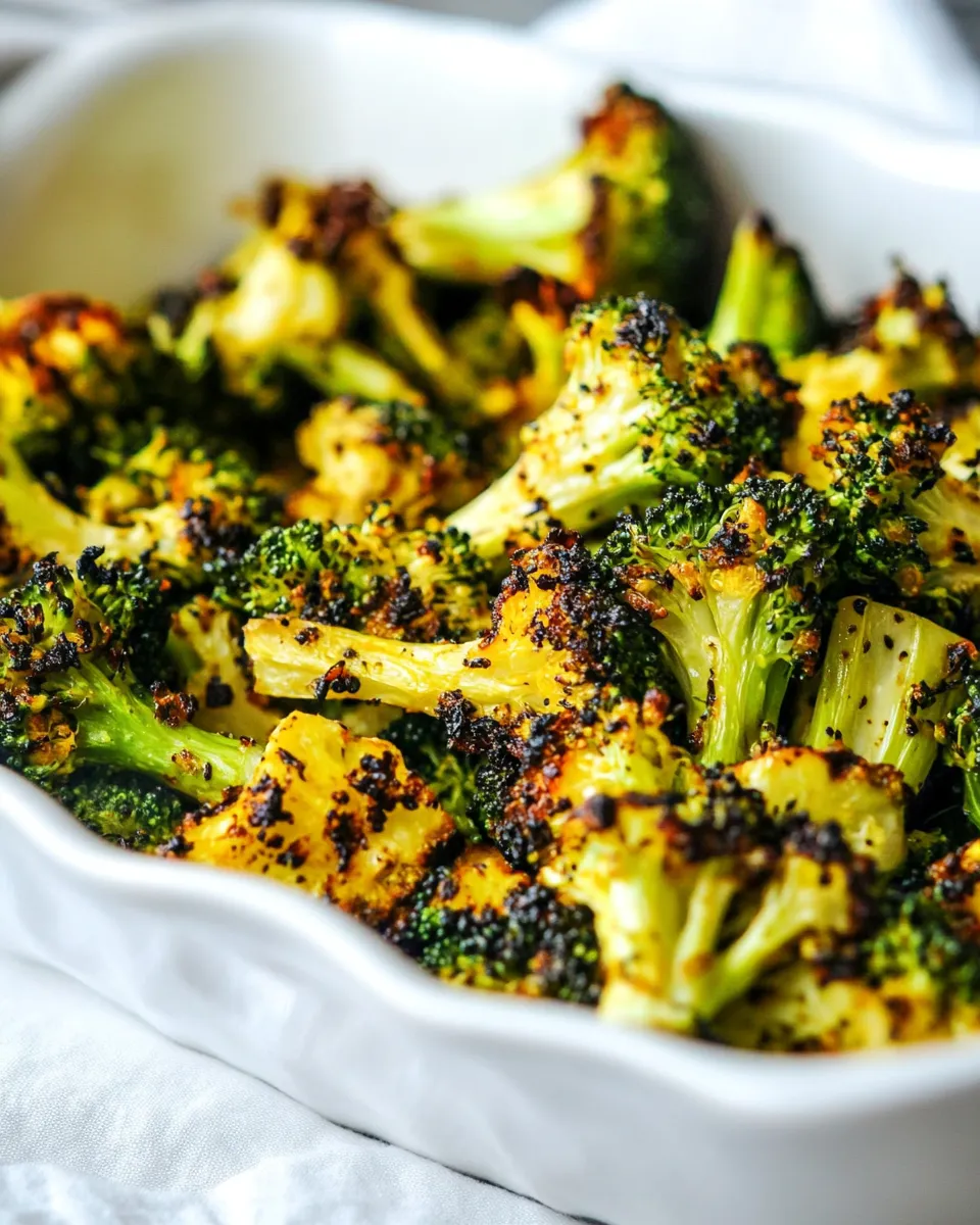 Savory Roasted Broccoli With a Kick dish photo