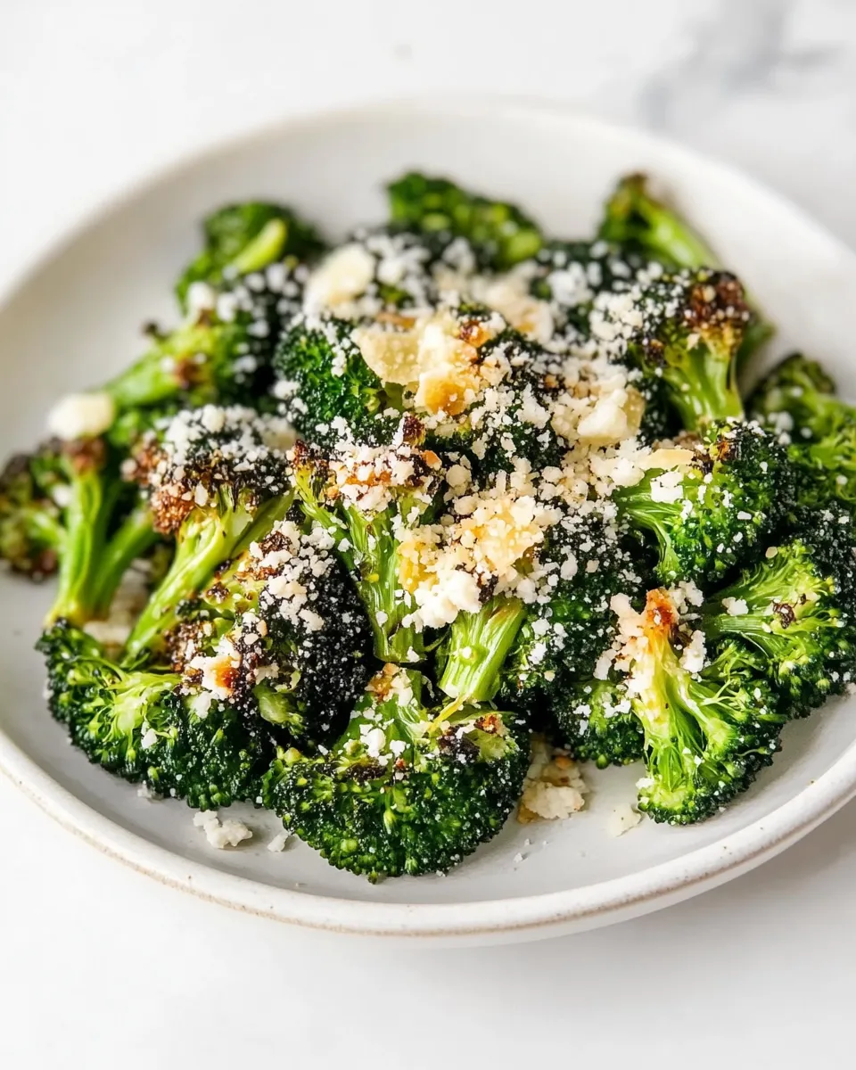 Delicious Roasted Broccoli with Asiago image