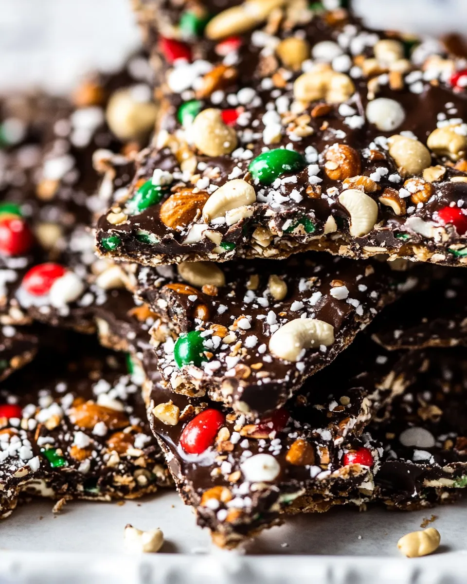 Sweet Roasted Cashew Latte Bark shot