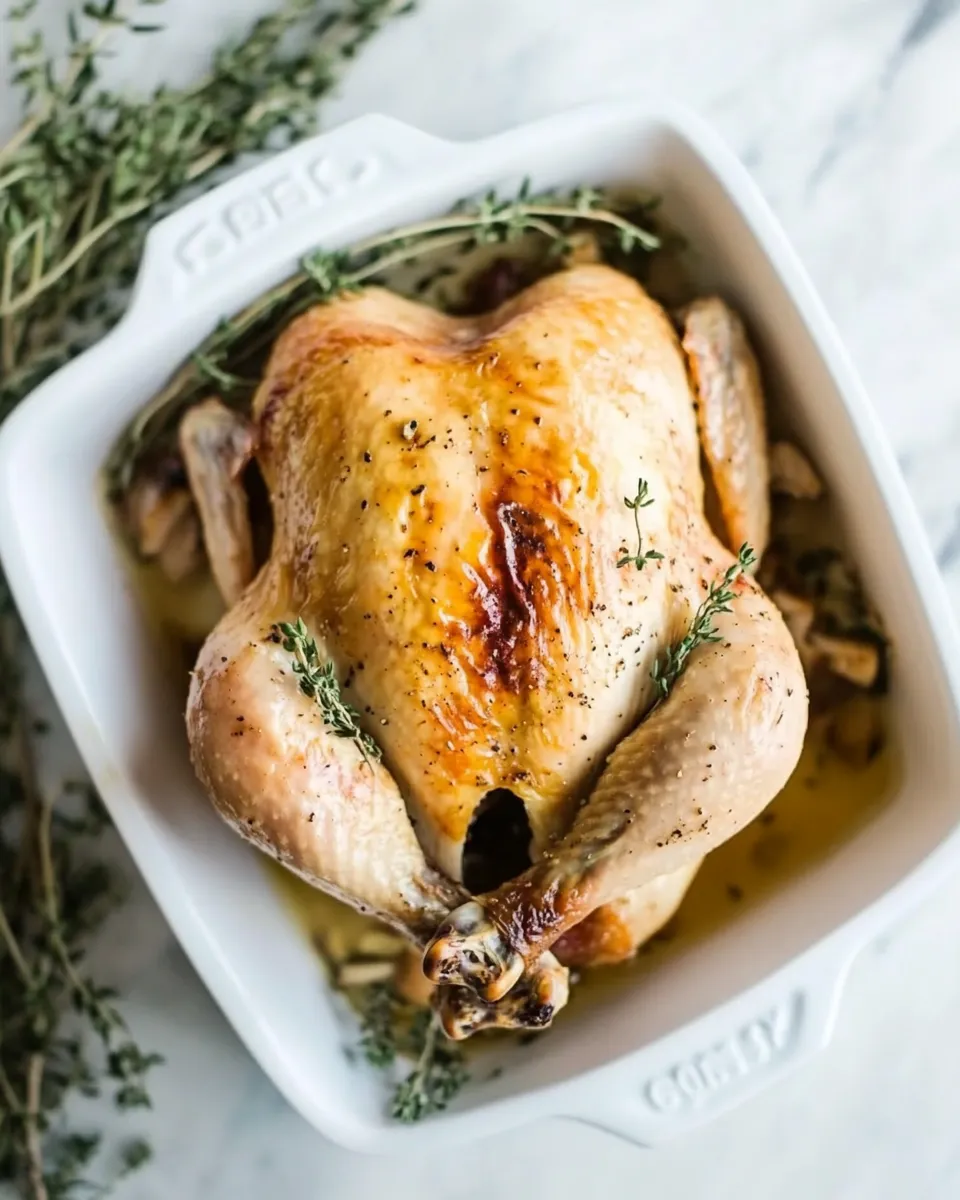 Easy Roasted Chicken Recipe photo