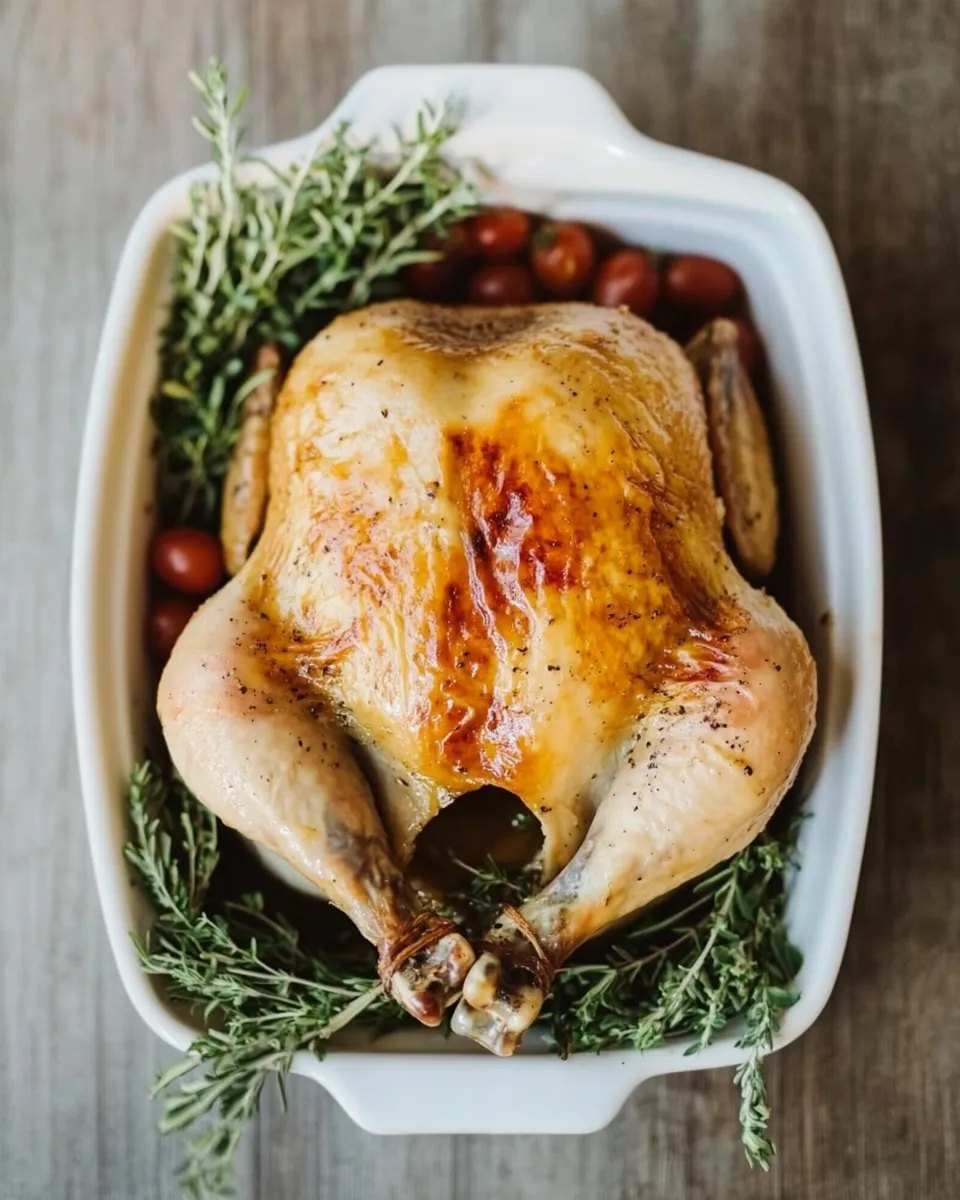 Delicious Roasted Chicken Recipe shot