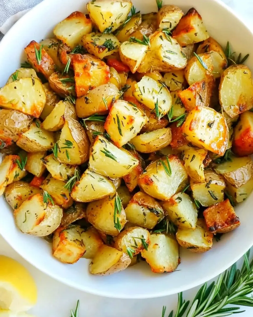 Delicious Roasted Rosemary Potatoes image