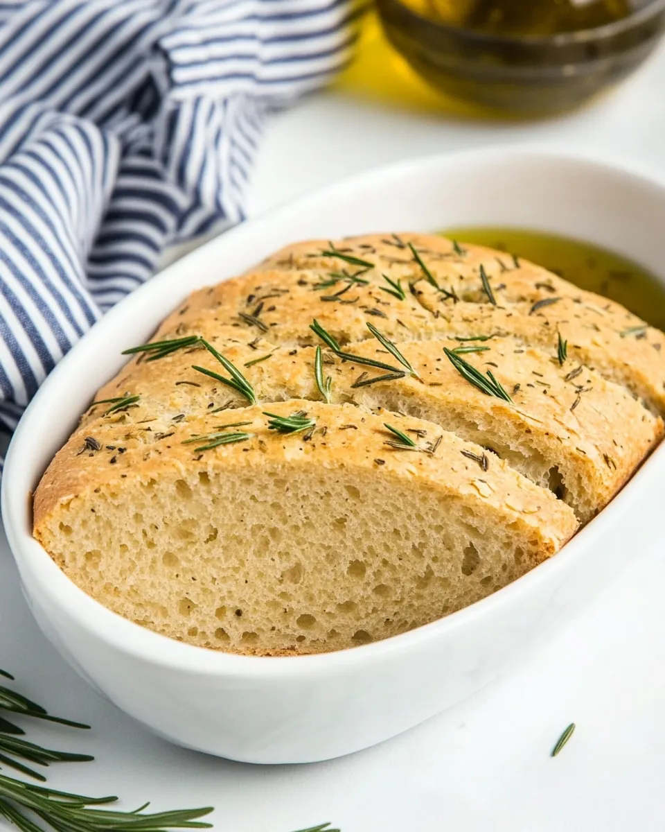Homemade Rosemary Olive Oil Bread photo