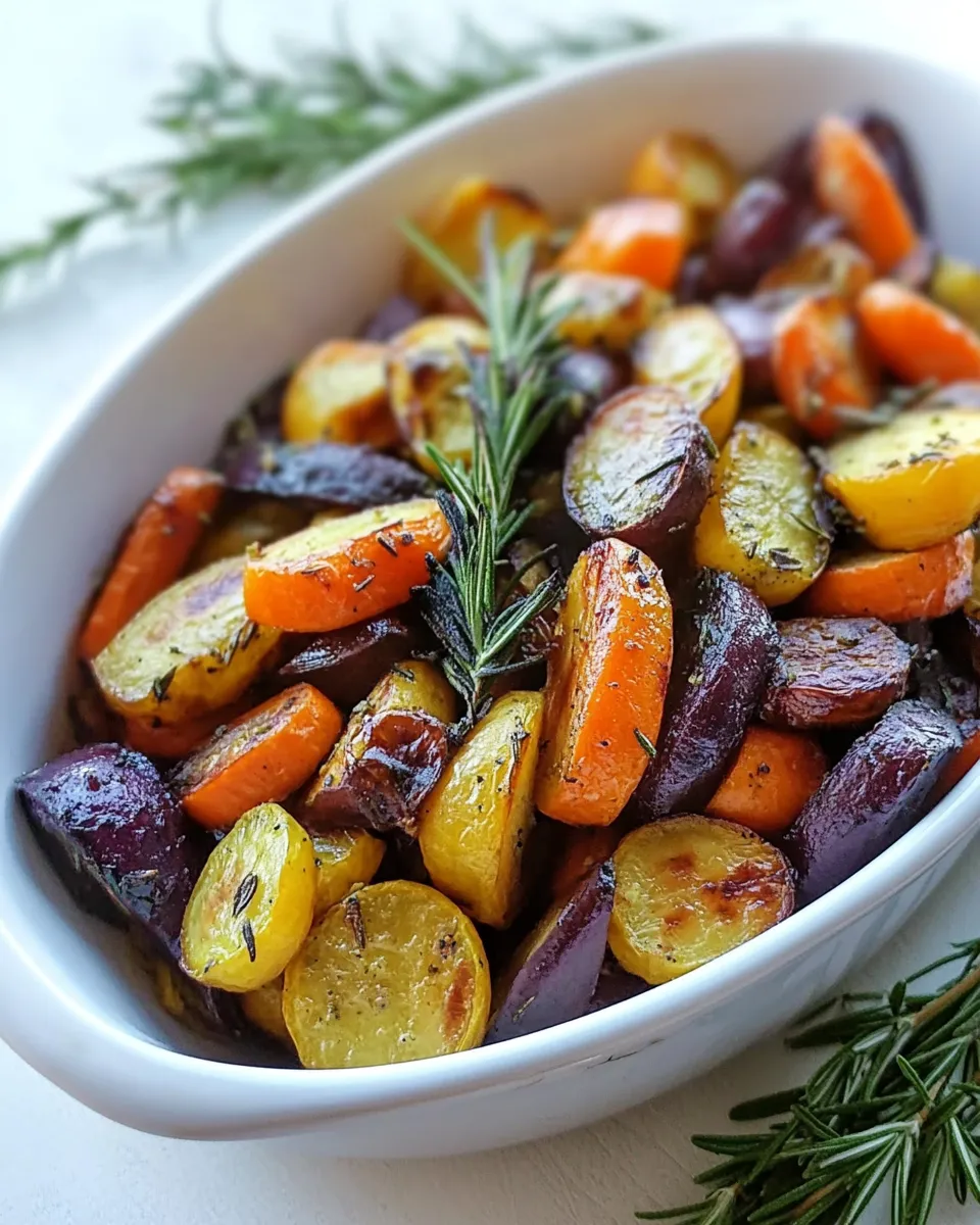 Savory Rosemary and Cumin Roasted Carrots recipe photo
