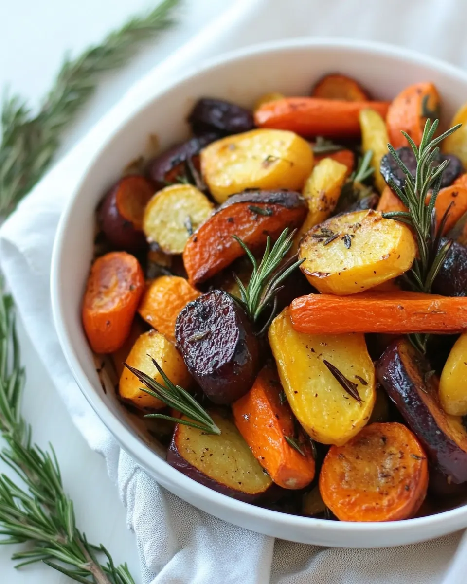 Homemade Rosemary and Cumin Roasted Carrots dish photo