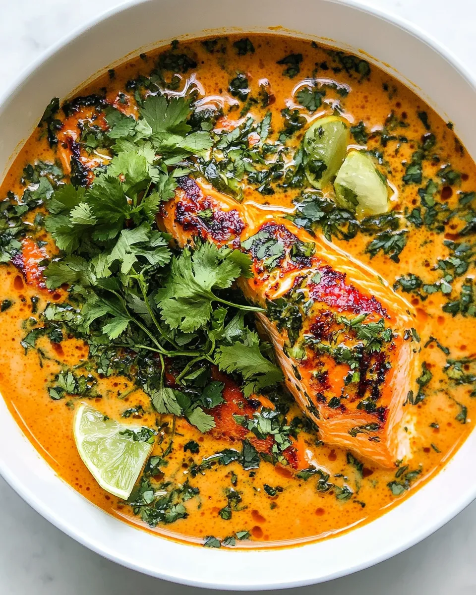 Quick Salmon Coconut Curry (Thai Inspired) recipe photo