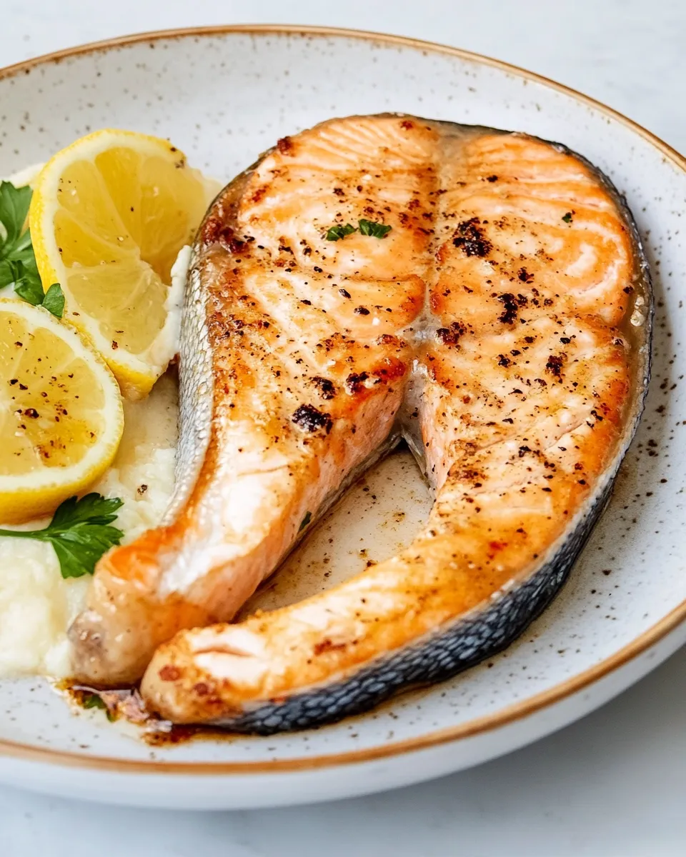 Homemade Salmon Steak Recipe photo