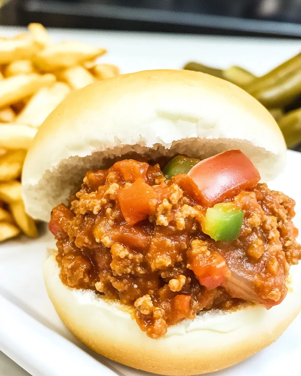 Homemade Salsa Sloppy Joes photo
