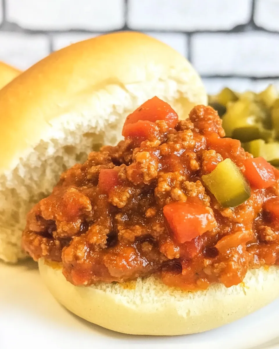Easy Salsa Sloppy Joes recipe photo