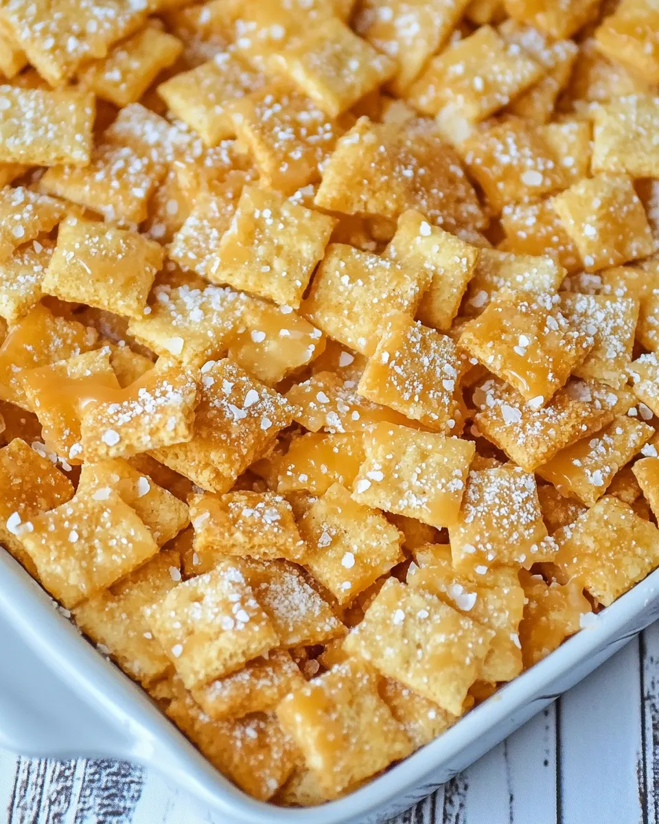 Homemade Salted Caramel Mini Crackers photo
