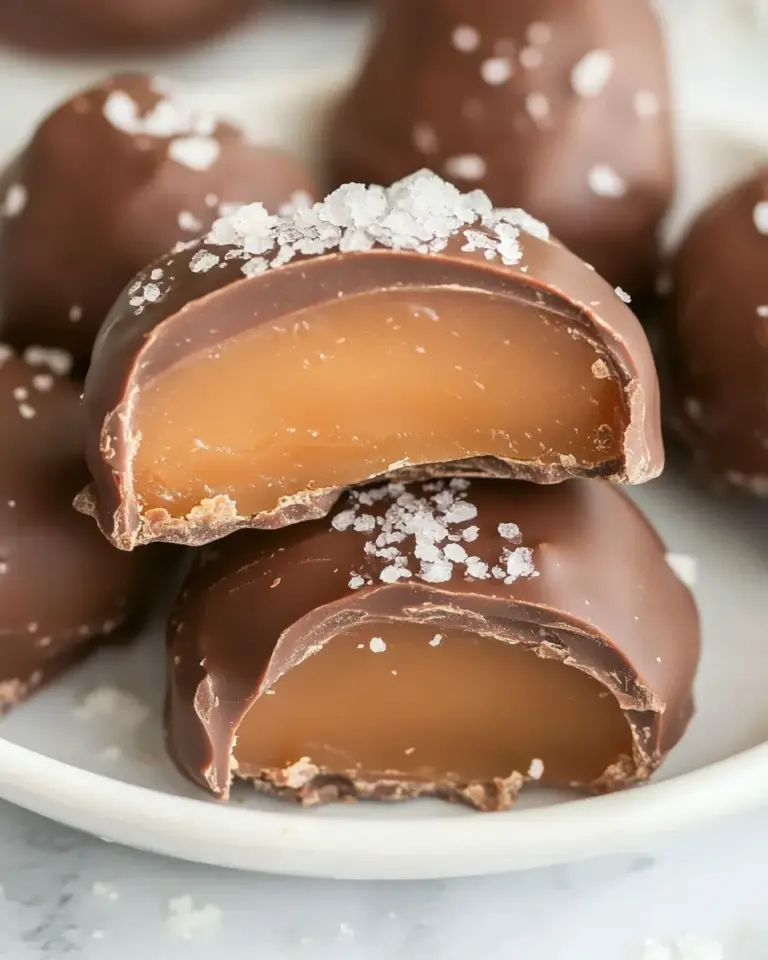 Homemade Salted Chocolate Covered Caramels photo