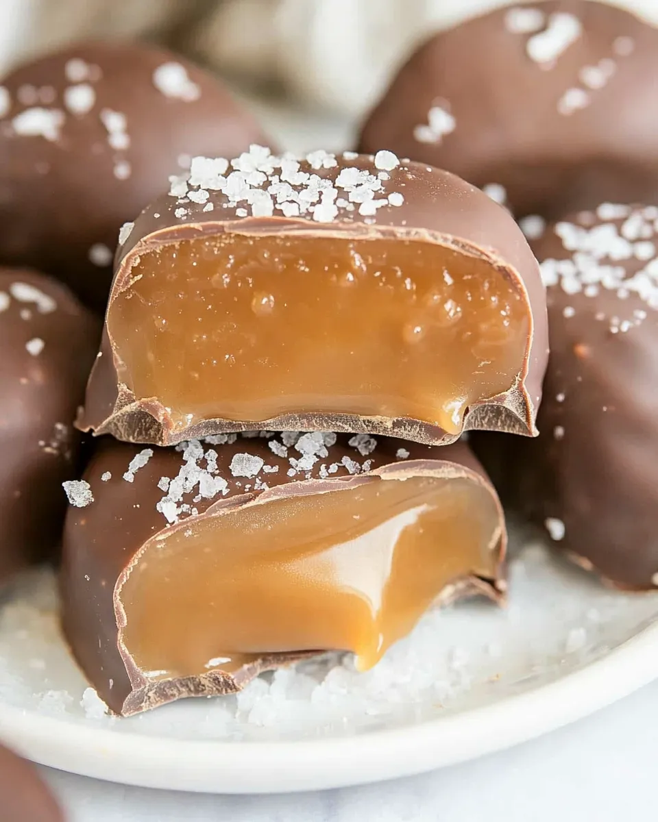 Classic Salted Chocolate Covered Caramels image