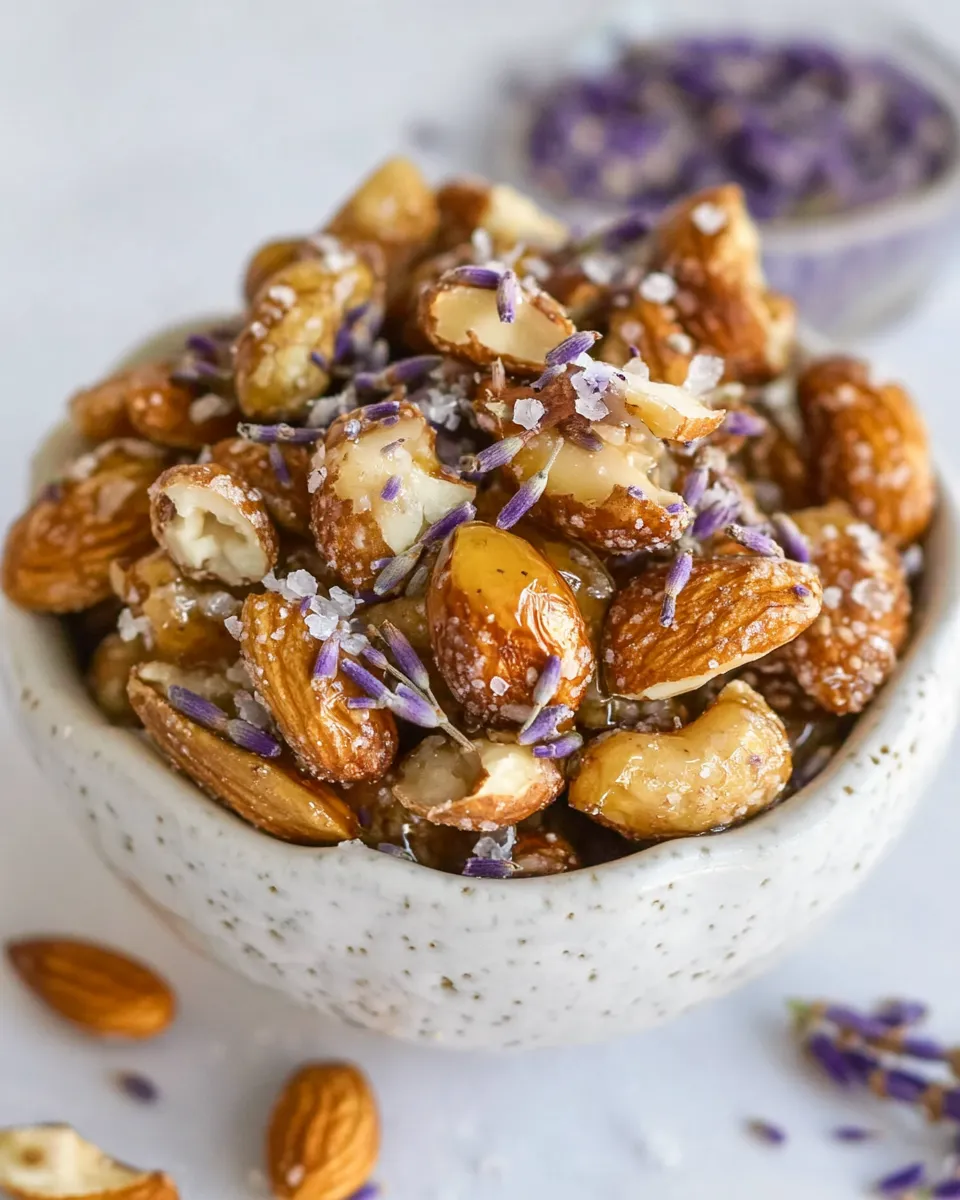 Amazing Salted Honey Lavender Nuts. recipe photo