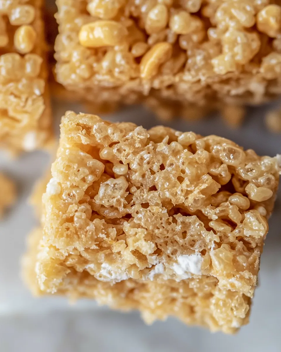 Delicious Salted Peanut Butter Rice Krispie Treats. image