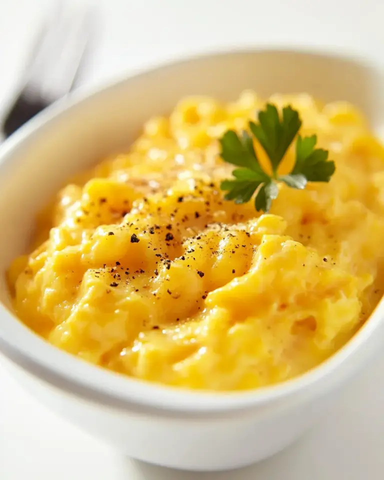 Homemade Scrambled Eggs in the Microwave photo