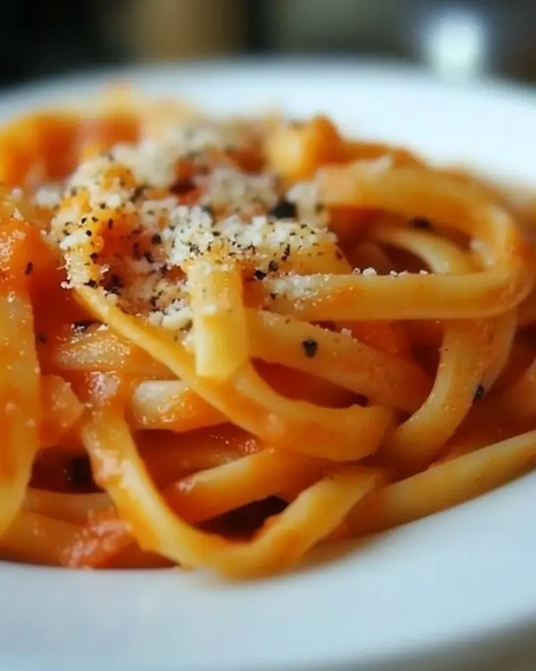 Easy Seriously Amazing Roasted Red Pepper Pasta photo